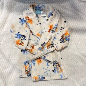2T Bluey Fuzzy Robe